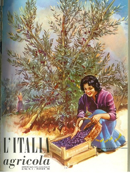 Copertina della rivista L’Italia Agricola, 18-03-1961