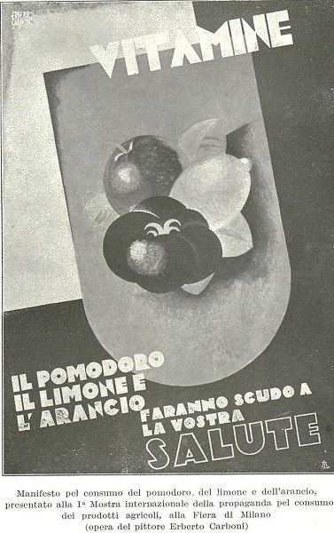 A. Calzecchi Onesti, Pubblicità collettiva per il consumo di determinati prodotti tratto da L’Italia Agricola, marzo 1932