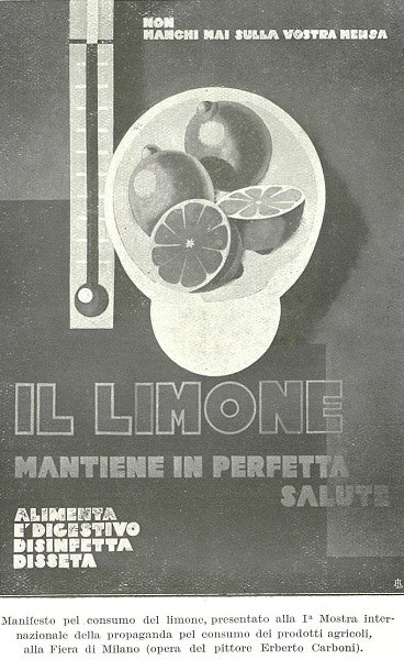 Antonio Calzecchi Onesti, Pubblicità collettiva per il consumo di determinati prodotti tratto da L’Italia Agricola, marzo 1932