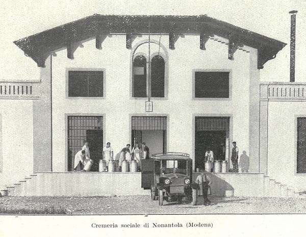 Cremeria sociale di Nonantola in provincia di Modena tratto da L'Italia Agricola, marzo 1932