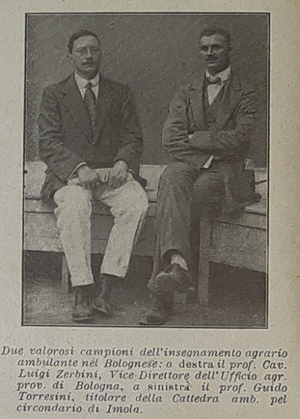 Luigi Zerbini e Guido Torresini tratto da Giornale di agricoltura della domenica, 10 settembre 1911
