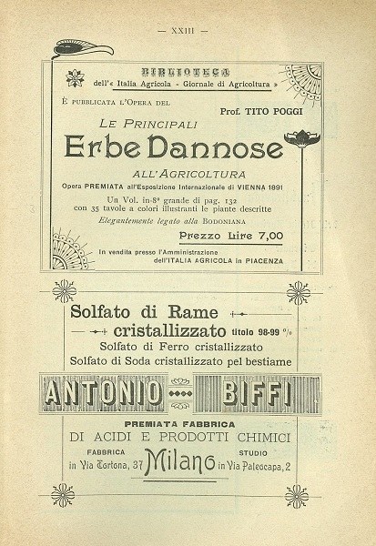Almanacco 1902. Pubblicità scelte 1902-04. Biblioteca popolare illustrata n. 69