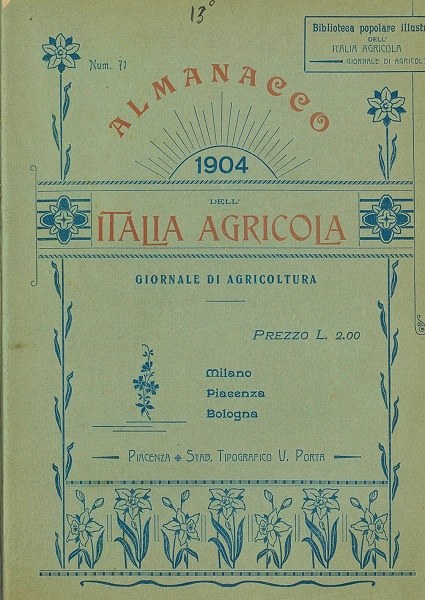 Almanacco 1904. Biblioteca popolare illustrata n. 71