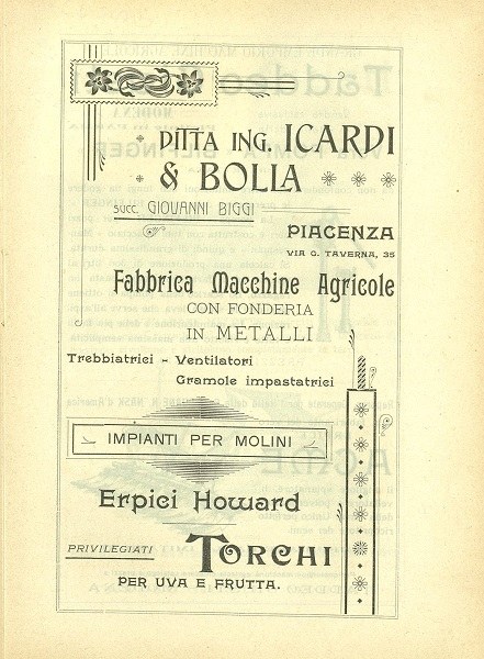 Almanacco 1905. Pubblicità scelte 1905. Biblioteca popolare illustrata n. 72