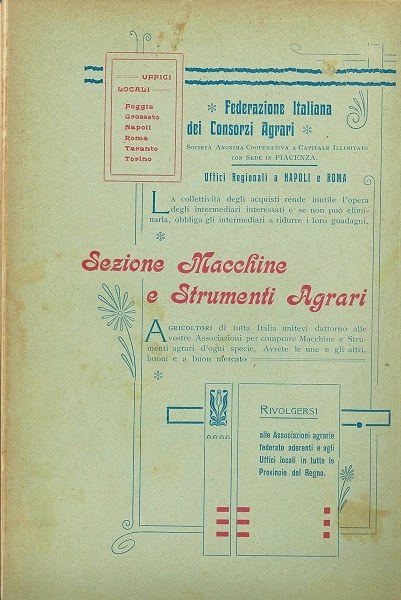 Almanacco 1907. Pubblicità scelte 1907-01. Biblioteca popolare illustrata n. 74