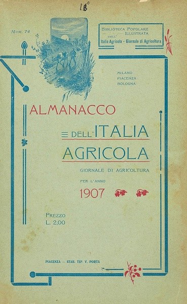Almanacco 1907. Biblioteca popolare illustrata n. 74