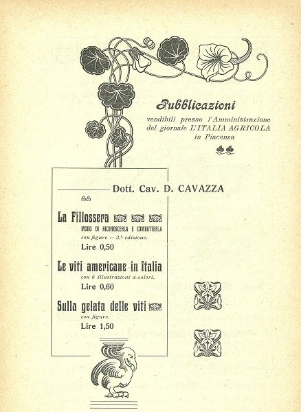 Almanacco 1908. Pubblicità scelte 1908-02. Biblioteca popolare illustrata n.75