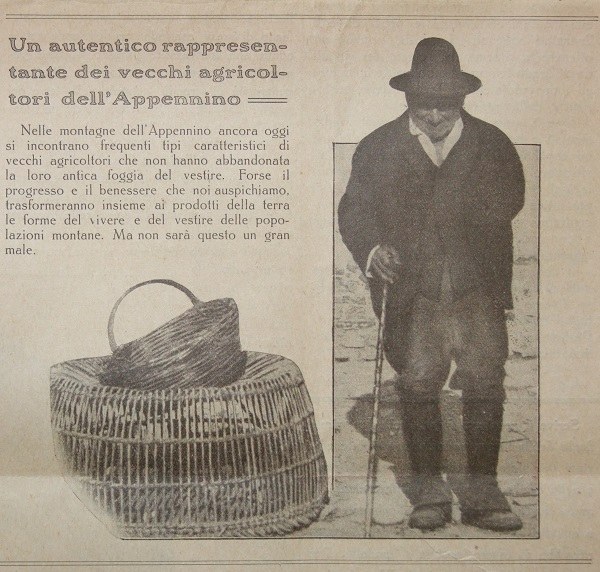 Un autentico rappresentante dei vecchi agricoltori dell'Appennino tratto da  Il Giornale di agricoltura della domenica, 19 aprile 1914