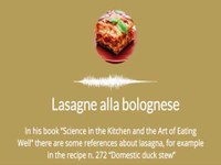Le lasagne verdi con il sugo alla bolognese alla scuola di cucina di Casa Artusi