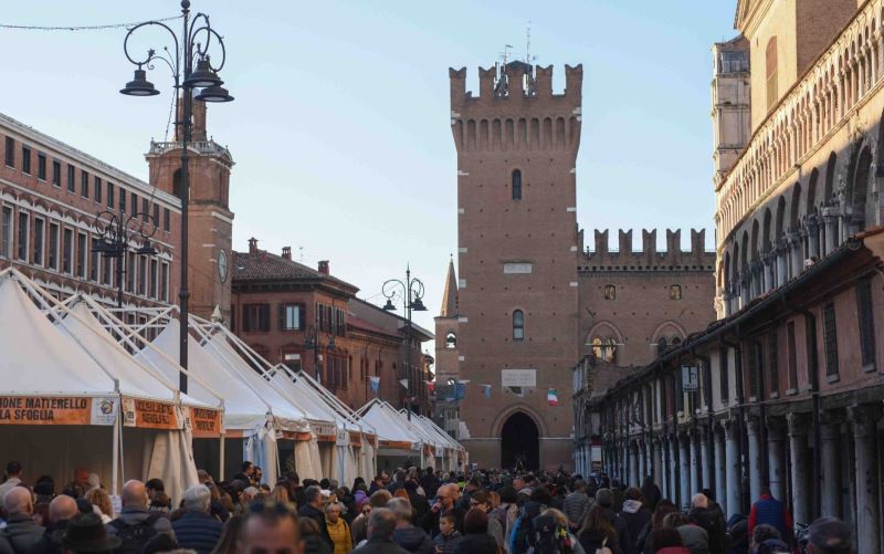 Centro di Ferrara durante il festival 2023, ph. sito ufficiale