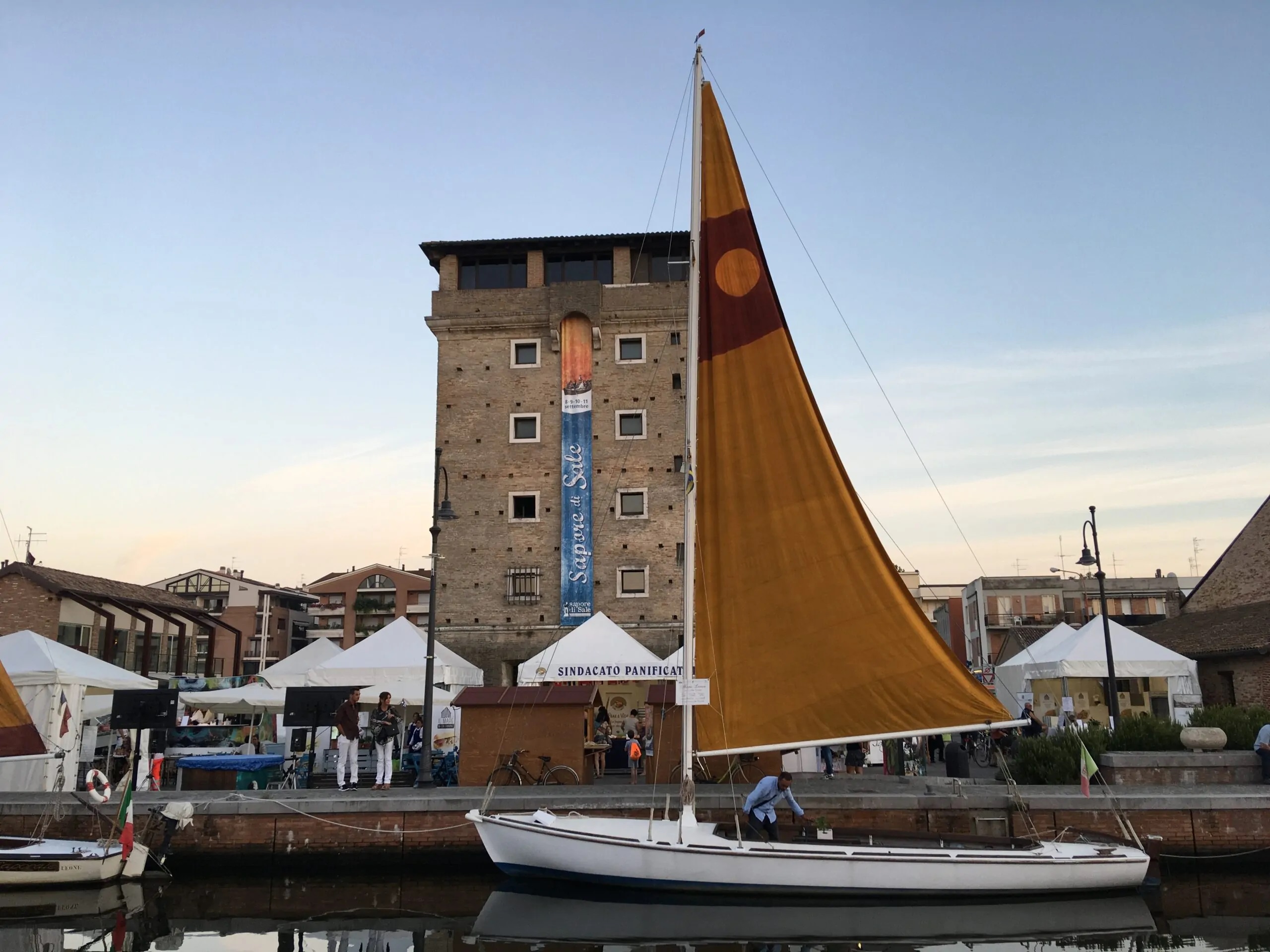 Torre San Michele di Cervia durante "Sapore di Sale"