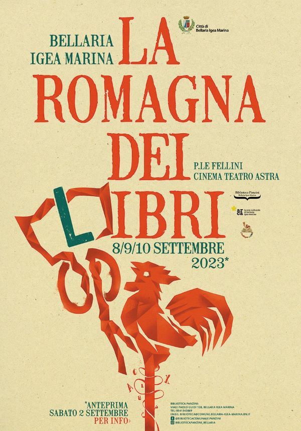 Locandina "La Romagna dei Libri" 2023