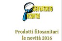 Prodotti fitosanitari: Le novità 2016 Comunicazioni