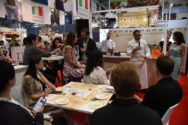 Lo stand RER al Summer Fancy Food New York - foto Dell'Aquila