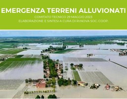 Emergenza terreni alluvionati, il documento elaborato da esperti di Ri.Nova  e regionali