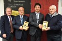 Gran maestro Maurizio Fini, il governatore Kazuhiko Oigawa, Enrico Corsini presidente consorzio Igp foto Dell'Aquila.JPG