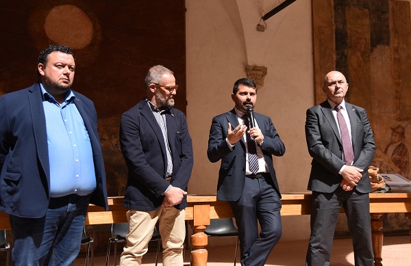 La conferenza stampa di presentazione del progetto Nati qui apprezzati in tutto il mondo - foto Dell'Aquila