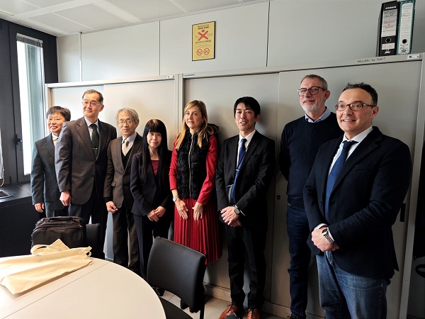 I partecipanti all'incontro tra la delegazione di Ibaraki e i funzionari dell'Assessorato Agricoltura - foto Dell'Aquila