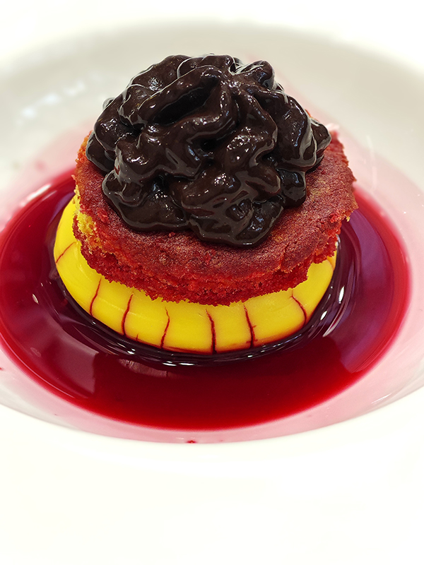 Zuppa inglese piatto dello Chef Massimo Bottura 