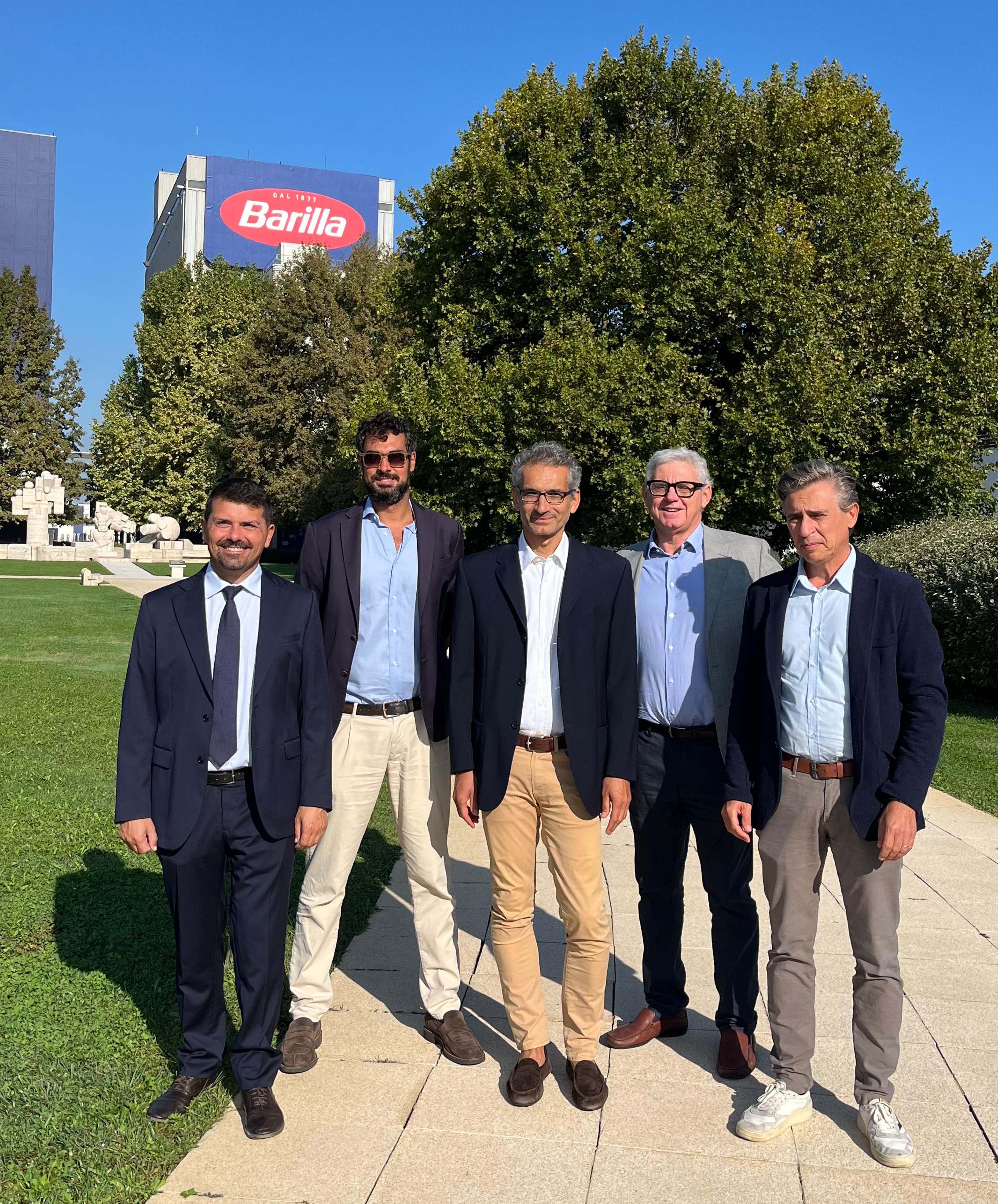 L'assessore Mammi e la delegazione regionale in visita alla Barilla