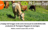 Parmigiano Reggiano Green Deal, il 6 giugno il convegno finale