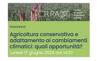 Nell'ambito del progetto Co-nservare il 17 giugno un webinar sull'agricoltura conservativa